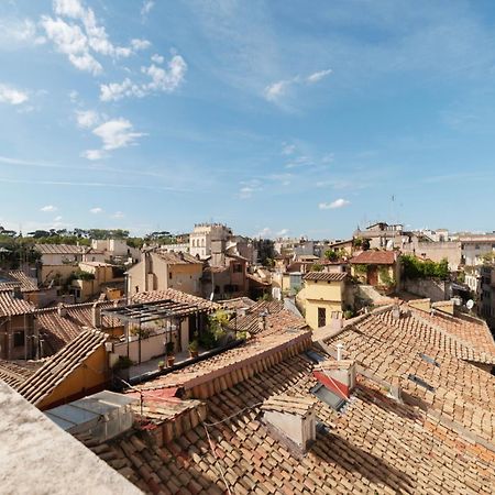 Apartment With Terrace In Via Del Pellegrino - FromhometoRom Exteriör bild